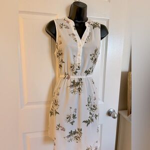 Rue21 White Floral Sunday Dress